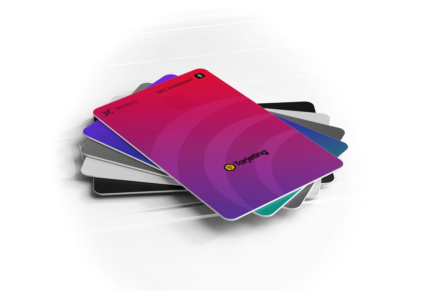 Tarjetas físicas Tarjeting con chip NFC